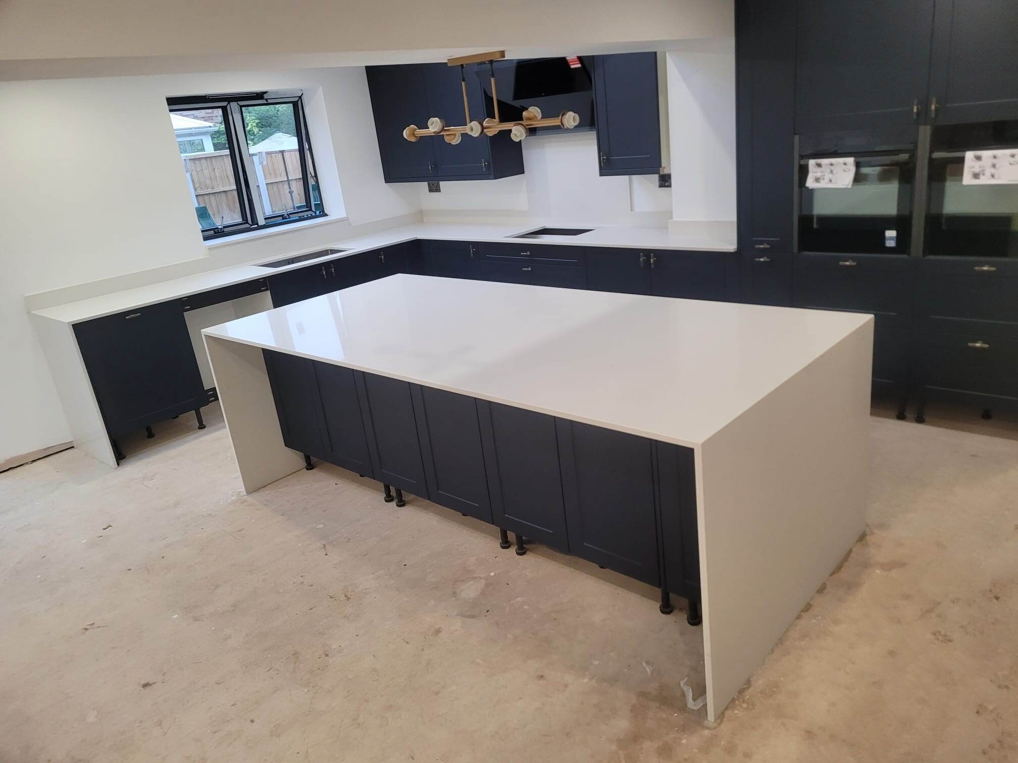 PD Granite Doncaster Carrara Super Jumbo Quartz Kitchen Worktops Doncaster